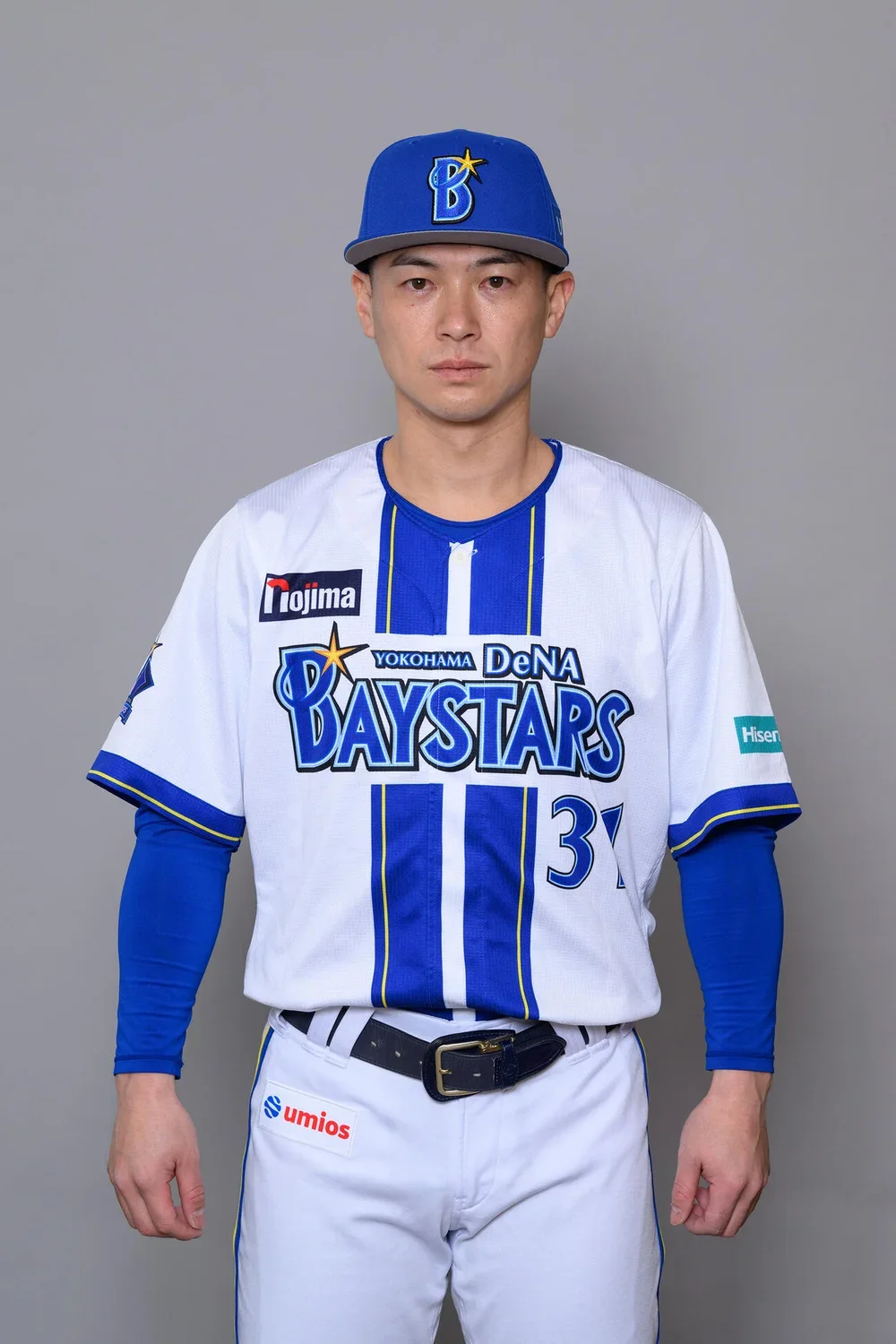 2026年DeNA顔写真　柴田竜拓　内野手＝撮影日不明　外部提供　※2次使用可