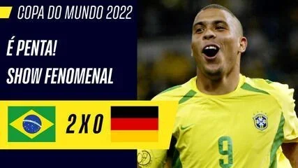 É Penta! Brilha, Ronaldo! Brasil 2 x 0 Alemanha | final da Copa do Mundo de 2002